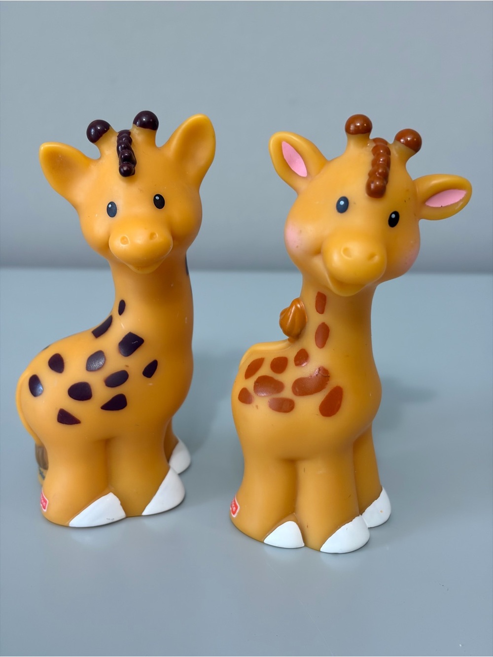 2002 Fisher-Price Little People Giraffe Figures- Noah’s Ark Zoo Animal
